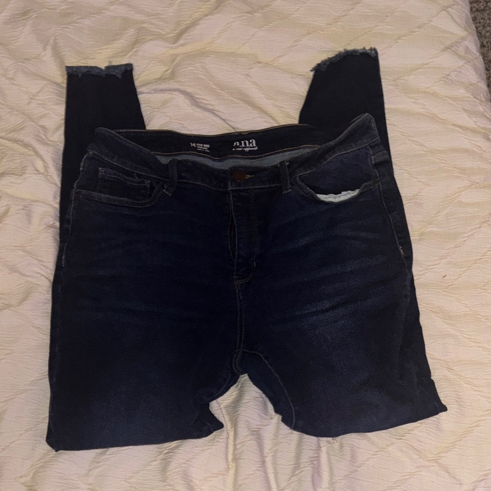 ana High-Rise Dark Blue Jeggings